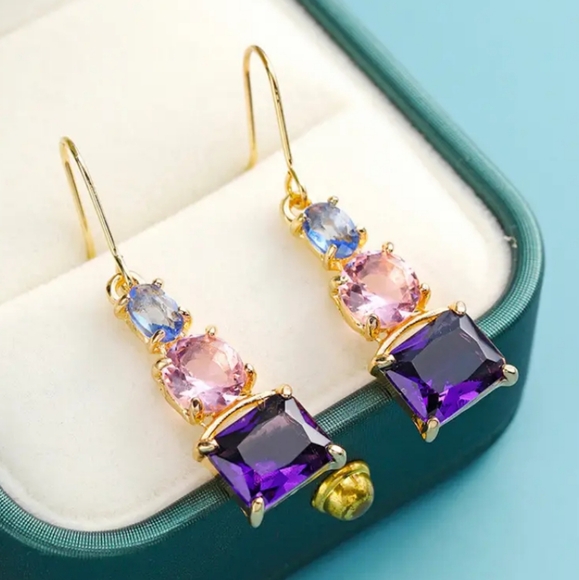 Gemstones Earrings - Picture 1 of 5